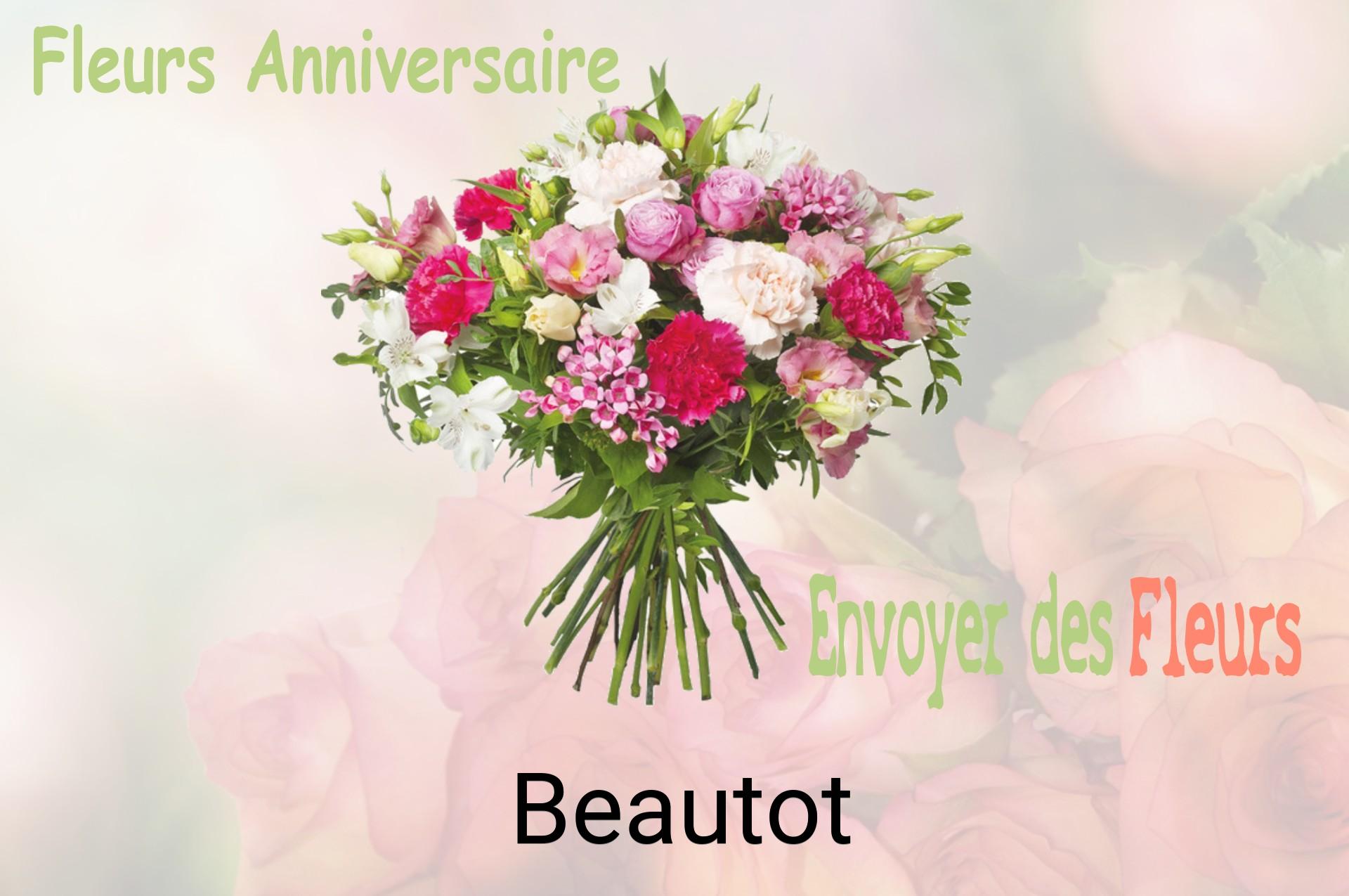 Bouquet de fleurs d’anniversaire livré à Beautot